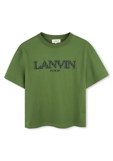 T-shirt con logo LANVIN KIDS | N30283625